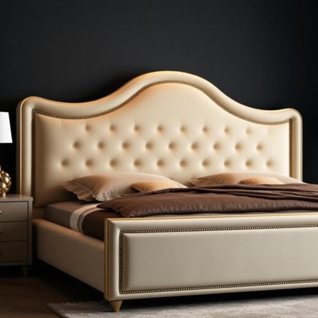 Royal Gold-Accented Bedroom Set